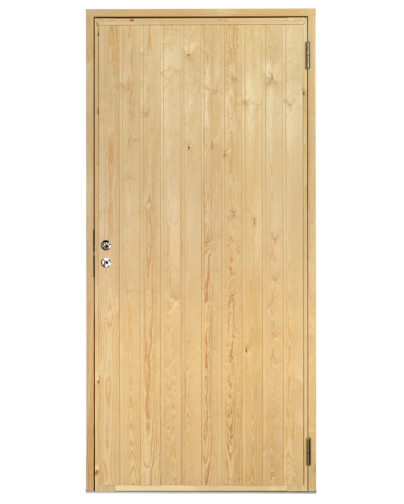 Mökkiovi MO4A puuvalmis, eristetty